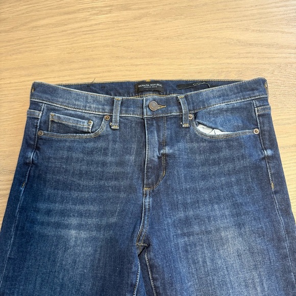 Banana Republic Dark Wash Denim Skinny Jeans Sz 30 Classic Y2K Quiet Luxury - Picture 2 of 9